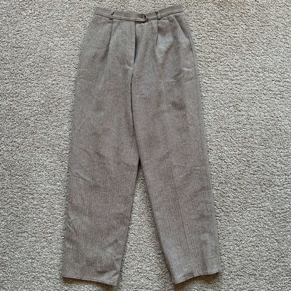 Talbots | Pleated High-Waisted Trousers